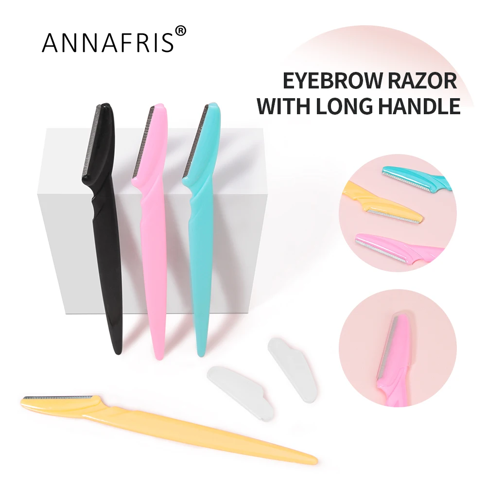 5/10/15Pcs Eyebrow Trimmer Blade Shaver Portable Face Razor Hair Removal Cutters Safety Woman Eye Brow Shaping Knife