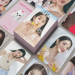 Kpop 55pcs/set IVE JAN WONYOUNG LOMO Card Photo Card Album Card Girl Group Eleven Fan Collection Gift Printing Photo Postcard