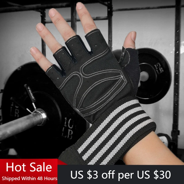 Gants Sport Musculation avec Support de Poignet pour Homme et