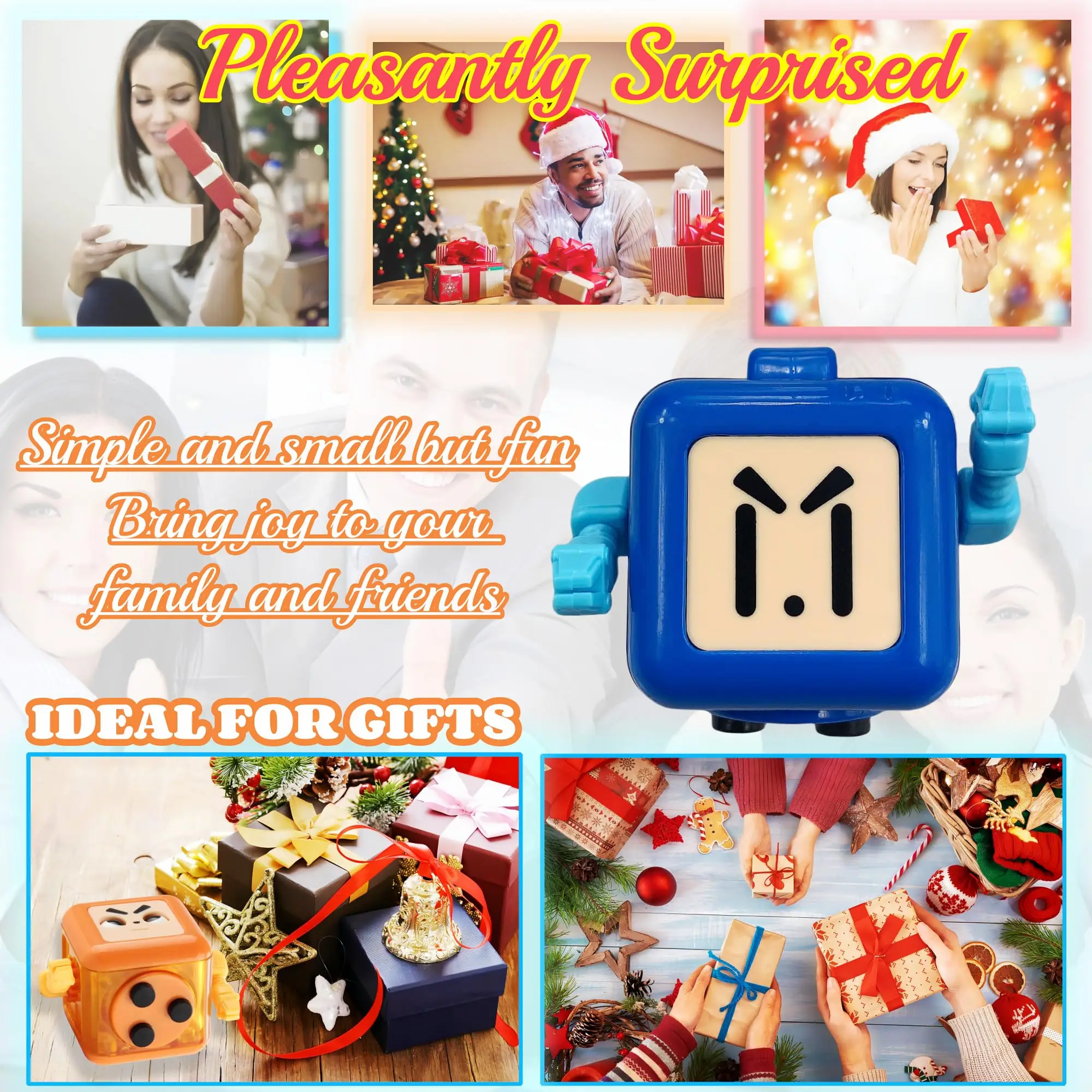Kids Stress Relief Robots Fidget Toys Magic Cube Anti-stress Hand-Held for Adults Autism Gifts Killing Time Cool Fidget Block fidget toys anti stress toys magic puzzle cube