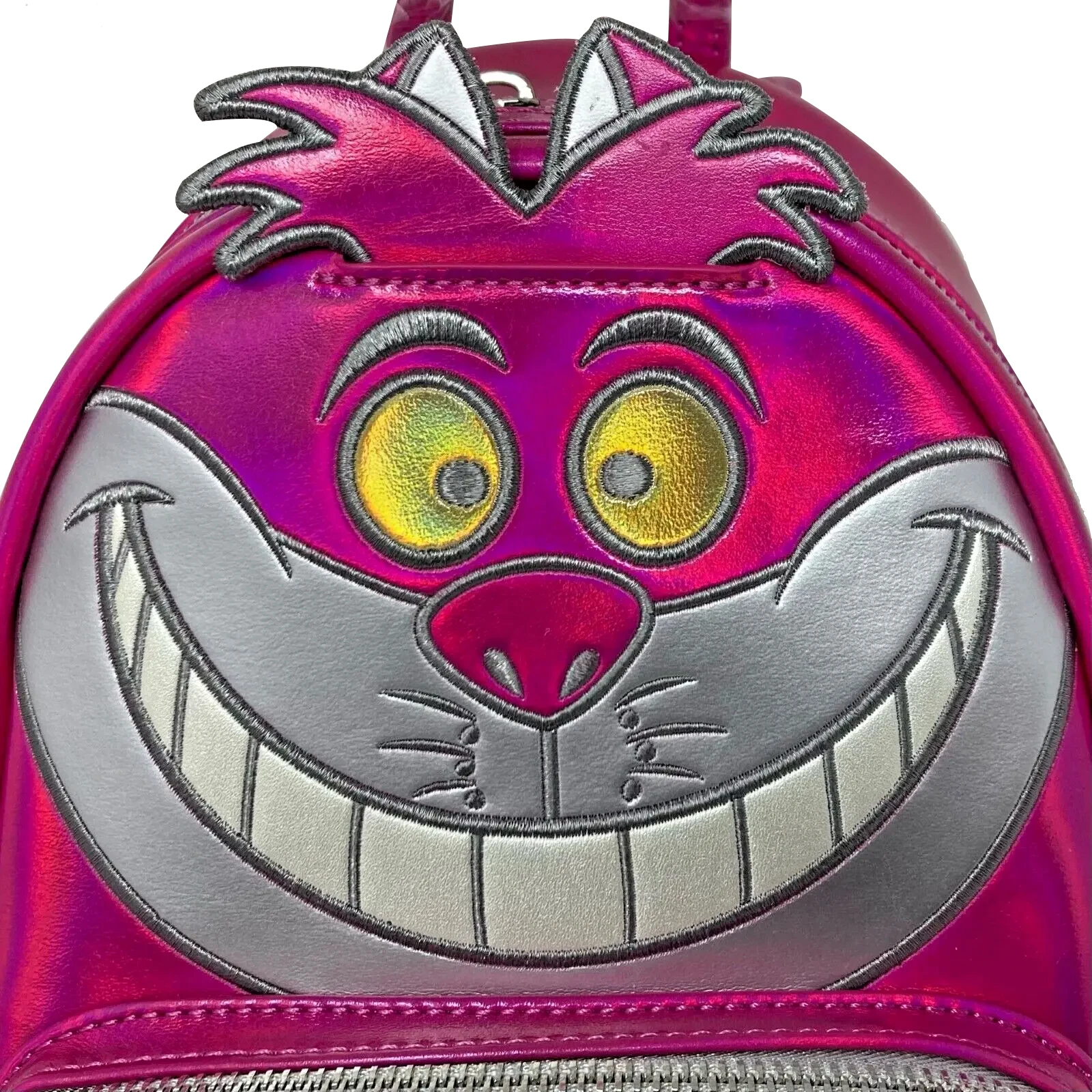 Loungefly Disney100 Cheshire Cat Mini Backpack Platinum 