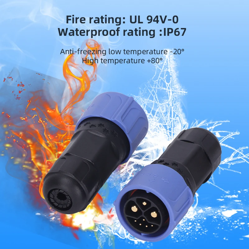 1 + 5, IP67, 8Pin, Veículo Elétrico,