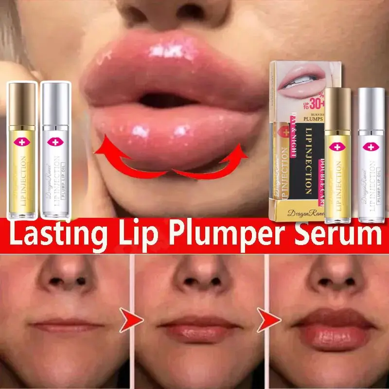 

New Lasting Lip Plumper Oil Instant Volumising Enhancer Lip Cosmetics Moisturizing Nourish Lipstick Increase Elasticity Lip Balm