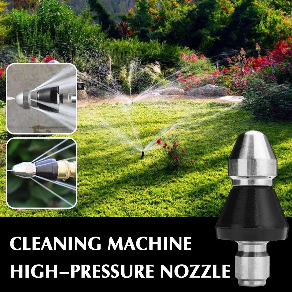 

High Pressure Pipe Dredging Cleaning Nozzle Washer 6 Machine Cleaning Jet Washing Drain Nozzle Home Accesories Sewer X2g6