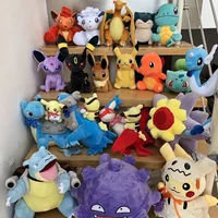 Jouets en peluche Blastoise mignons, jouet en peluche Pokémon, Bulbasaur, Charmander, Squirtle, Pikachu, figurine d'anime, Gengar, Eevee, poupée en peluche, cadeau 3