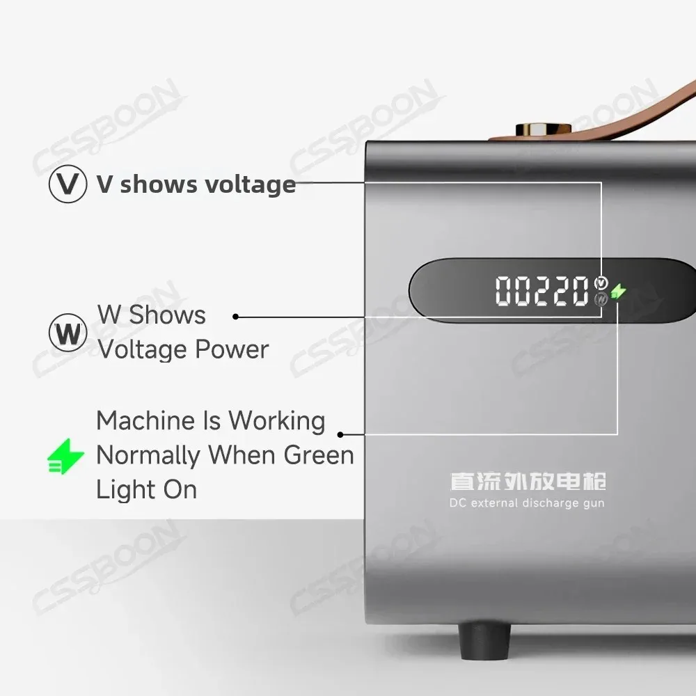 Everything Is Solar V2L Discharger Gun for Tesla Model S 3 X Y Car Inverter NACS CCS2 AC 110V-120V Portable Power Conversion Socket - Image 5