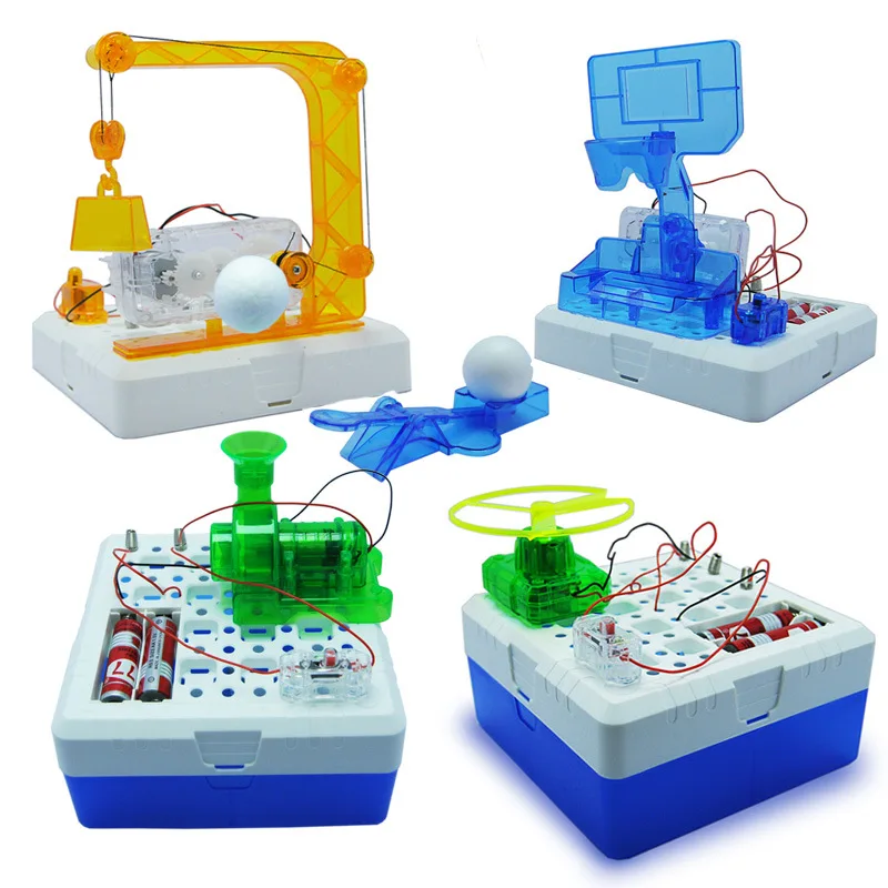 ElectricScienceModelKitKidsMontessoriToysTurboairFlyingDisc