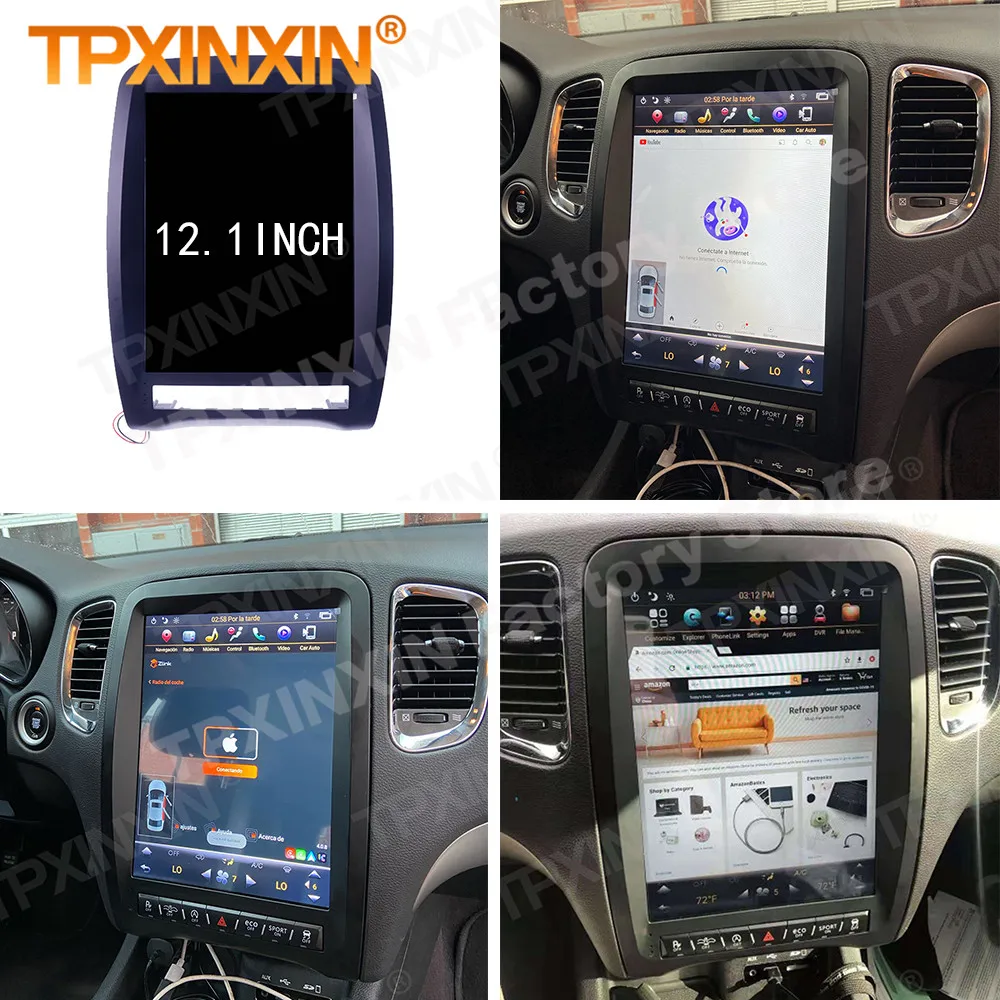 

Android 9.0 Tesl- Multimedia Stereo For Dodge Durango 2012 2013 2014 2015 2016 2017 2018 2019 Navi Video Audio Radio Head Unit