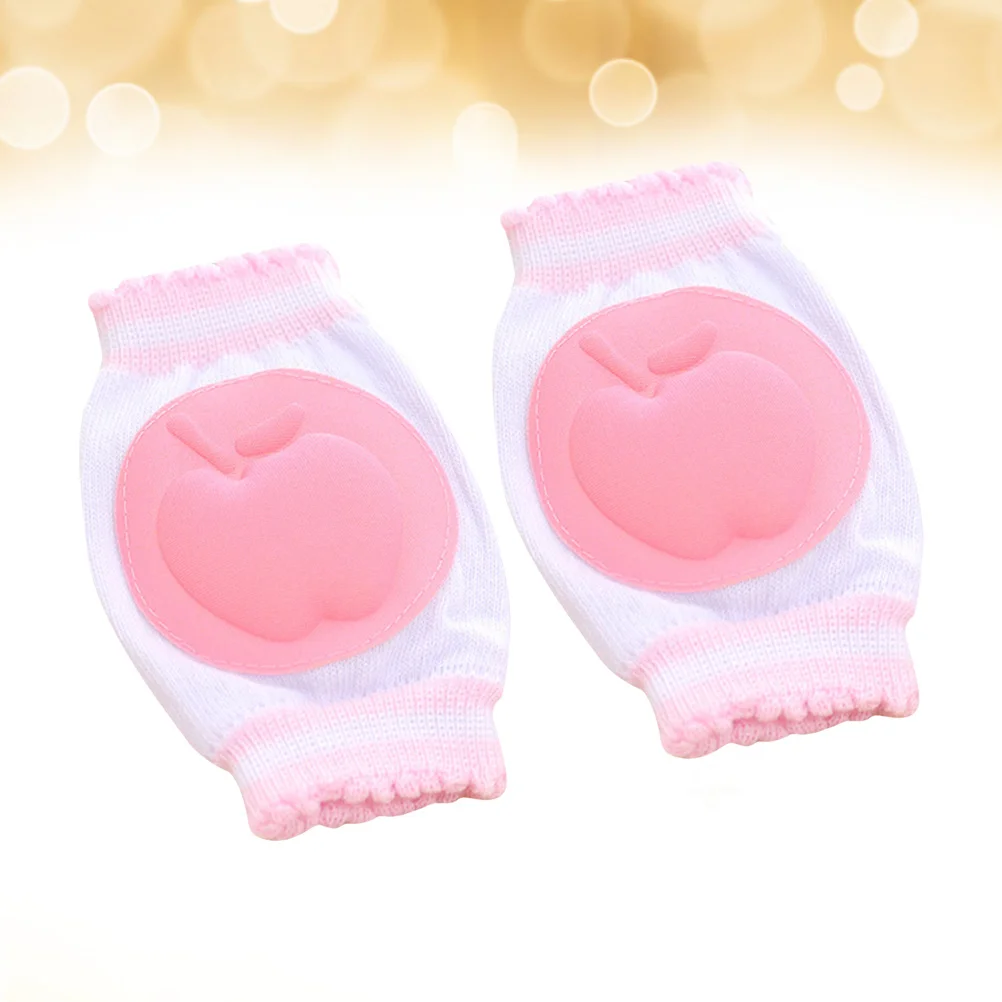 1 Pair of Kneepads Knee Pad Crawling Safety Protector Kneepads for Infants Toddlers Baby (Pink) Baby kneepads