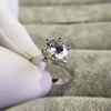 Sparking 5CT Moissanite Rings For Women Engagement Wedding Band 925 Sterling Silver Classic Romantic 6 Claws Ring Jewelry Gift 5