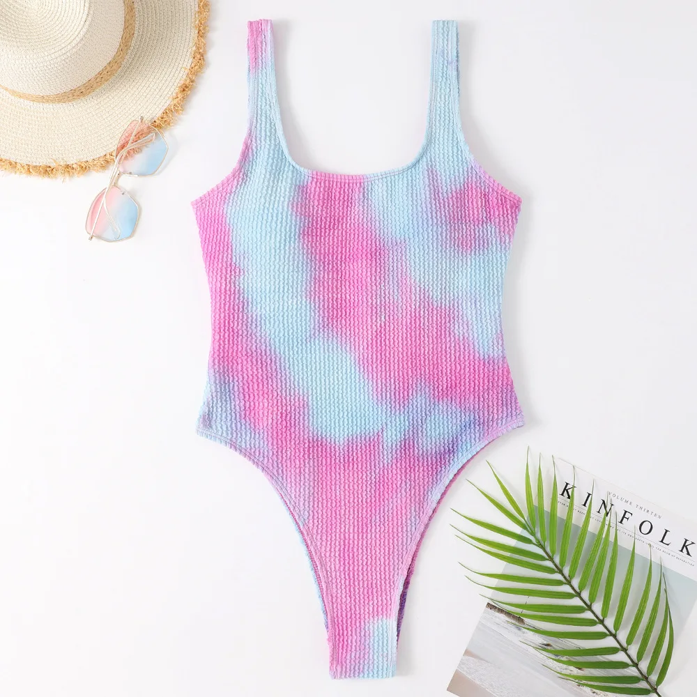 Wrinkle Solid Bikini Swimwear main image 0