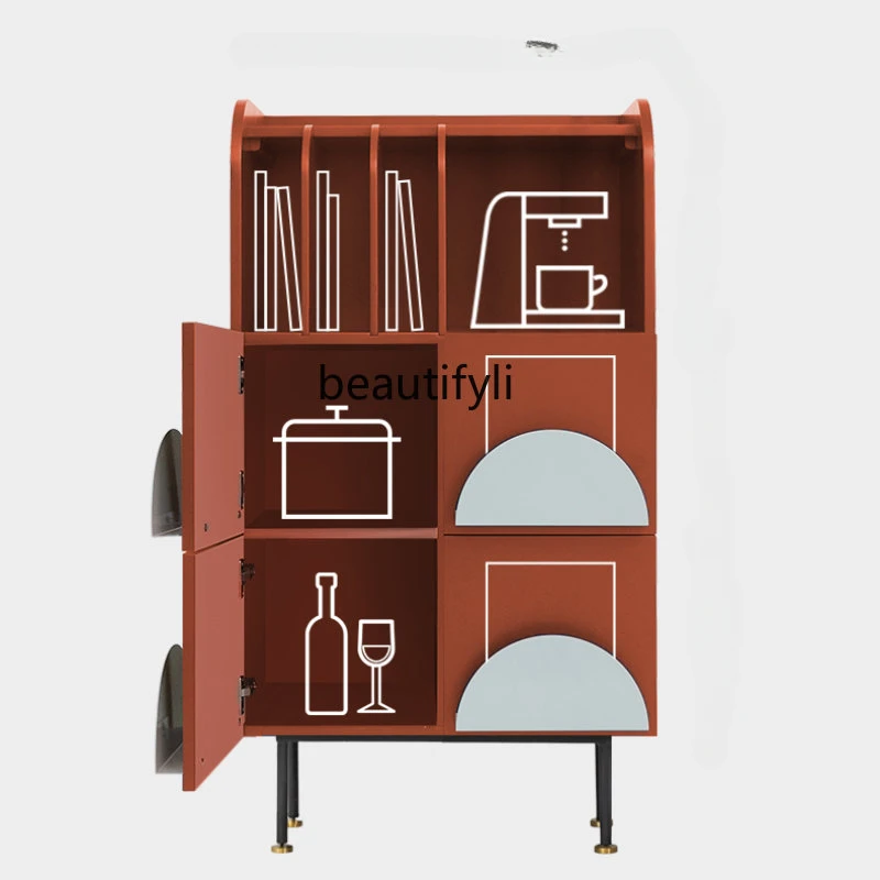 

Storage Cabinet Household Storage Cabinet Burlywood Tea Cabinet Cupboard Sideboard Cabinet Kitchen Cabinet Locker