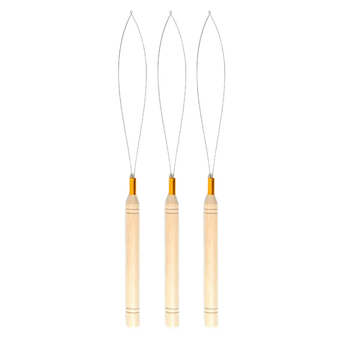 Micro Ring Hair Extension Tool Set with Beads & Threader Hook