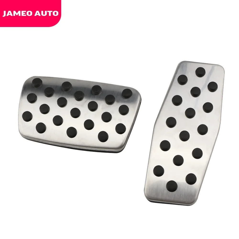 Jameo Auto Stainless Steel Car Pedal Pads Pedals Cover For Chevrolet Cruze Trax Malibu For Opel Mokka 2013-ASTRA J Insignia car pedals pedal cover stainless steel pedal cover