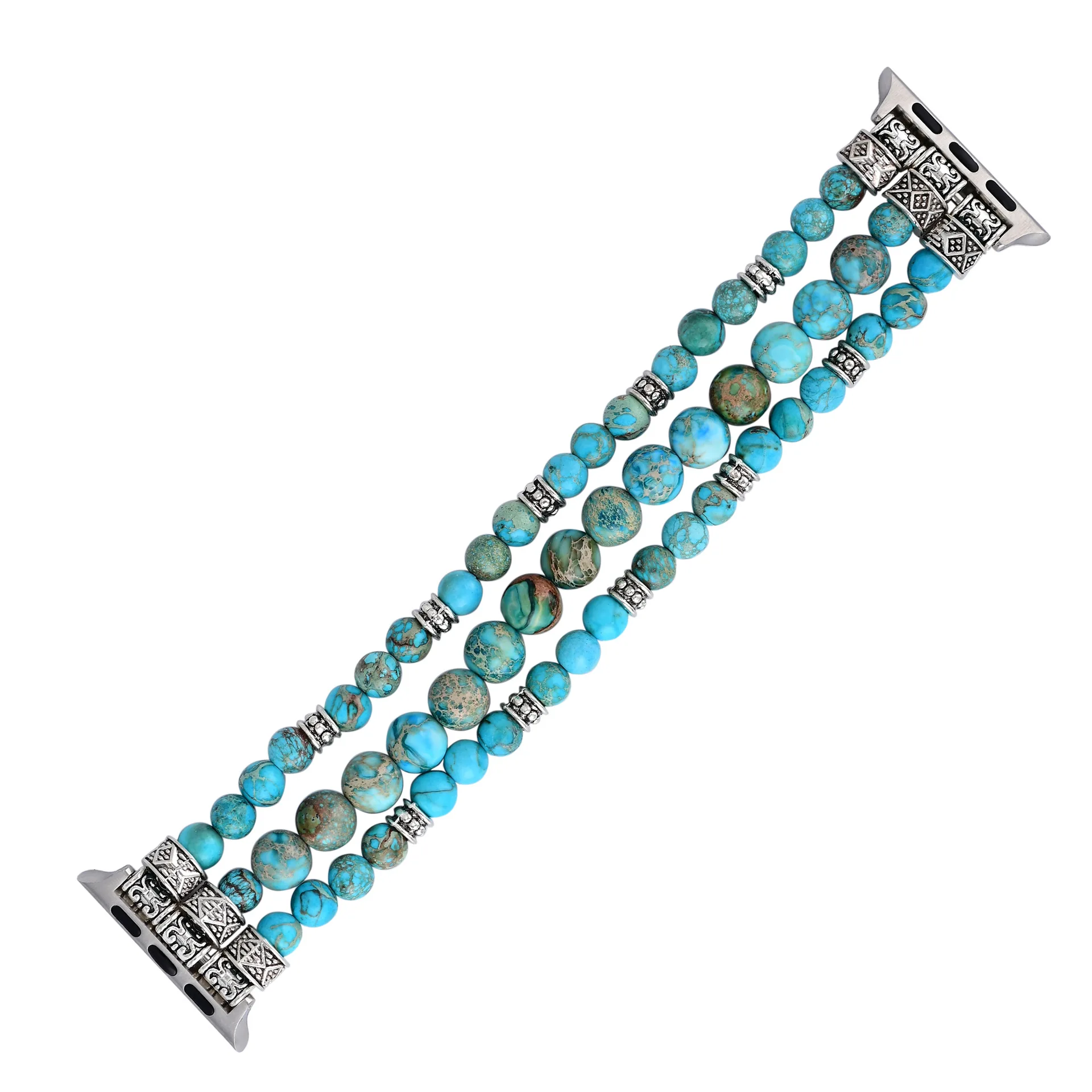 Turquoise Beaded Bracelet For Apple Watch Band Ultra Strap 45