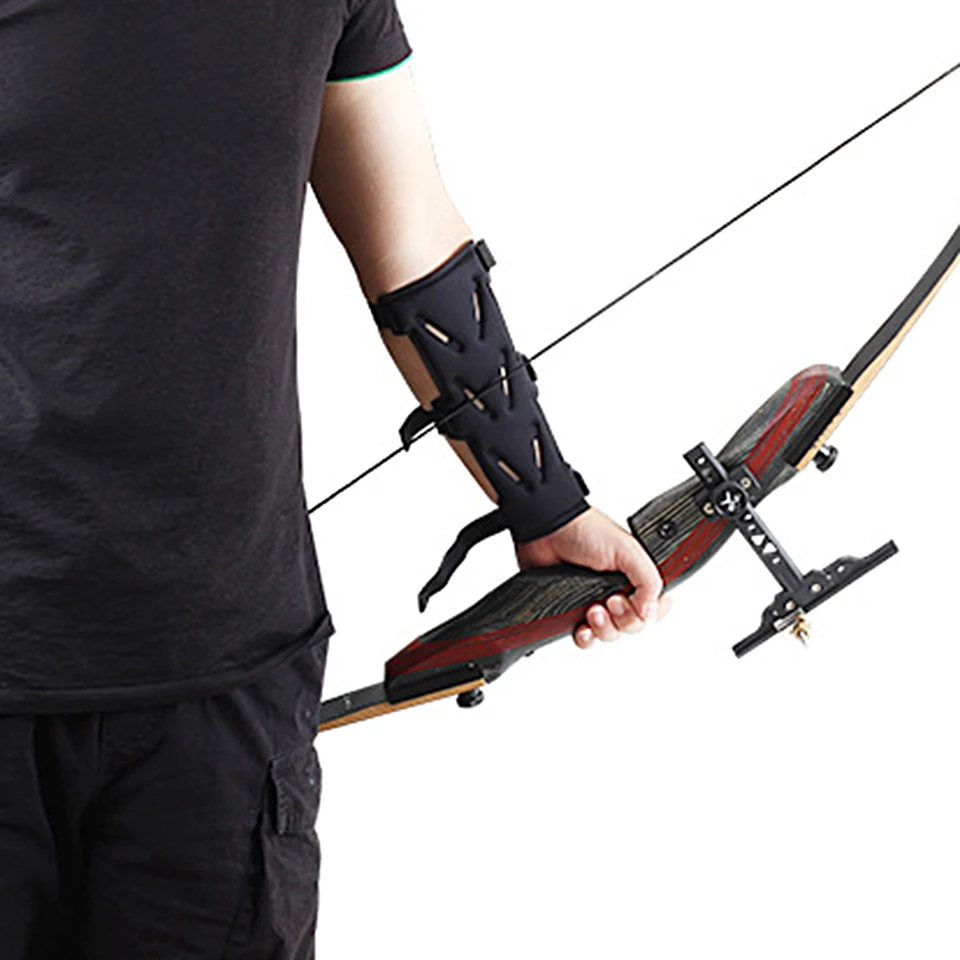 Protège-bras En Cuir Pour Tir à L'arc Traditionnel - Longbow / Recurve