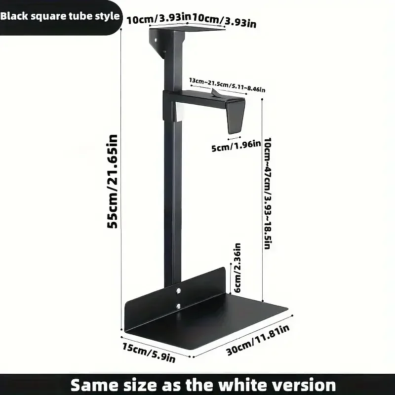 Universal PC Case Holder Under Desk Wall Side Mount CPU Stand Adjustable Computer Mainframe Hanger Host Box Stand Bracket Rack computer case stand
