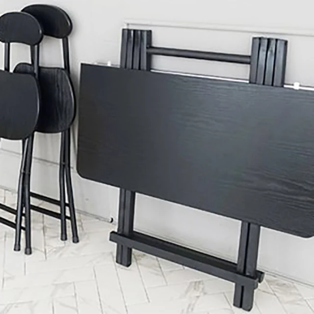 가격 대비 성능이 뛰어난 현대적이고 세련된 휴대용 나무 접이식 테이블 의자