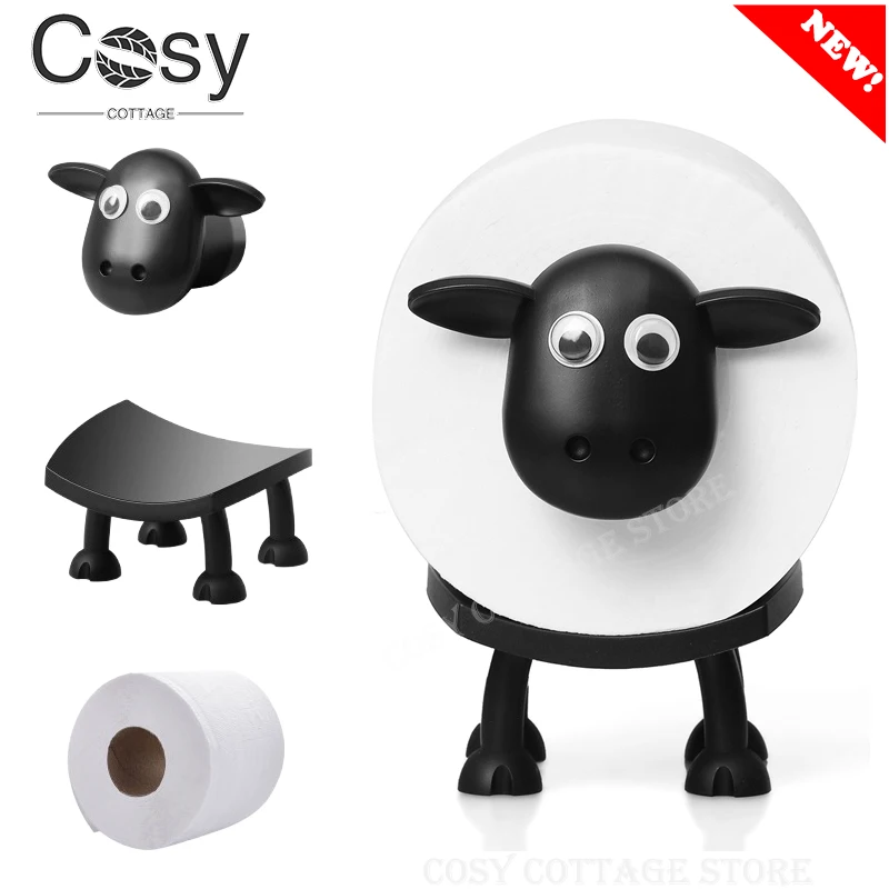 Toilet Paper Holder toilet paper rack toilet paper holder toilet roll holder tissue holder Lovely tissue rack bathroom black sheep free standing storage roll paper holder decorative paper rack