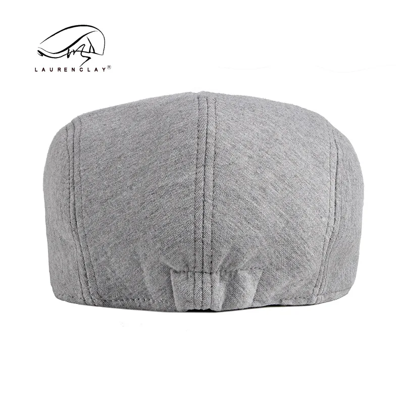 Cappello Piatto Vintage Classico In Tweed Da Uomo In Marrone - Foto 8