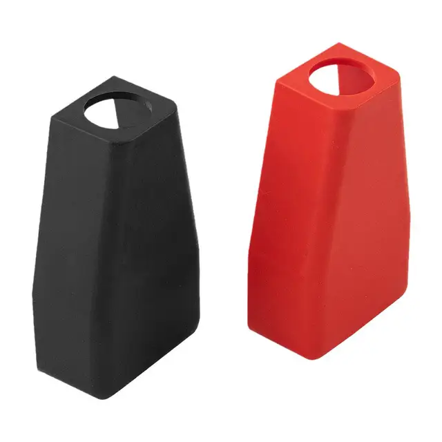 12 Copri Terminali Batteria In Gomma - Isolanti, Per Auto, Moto, Camion, Rosso E Nero - Foto 7