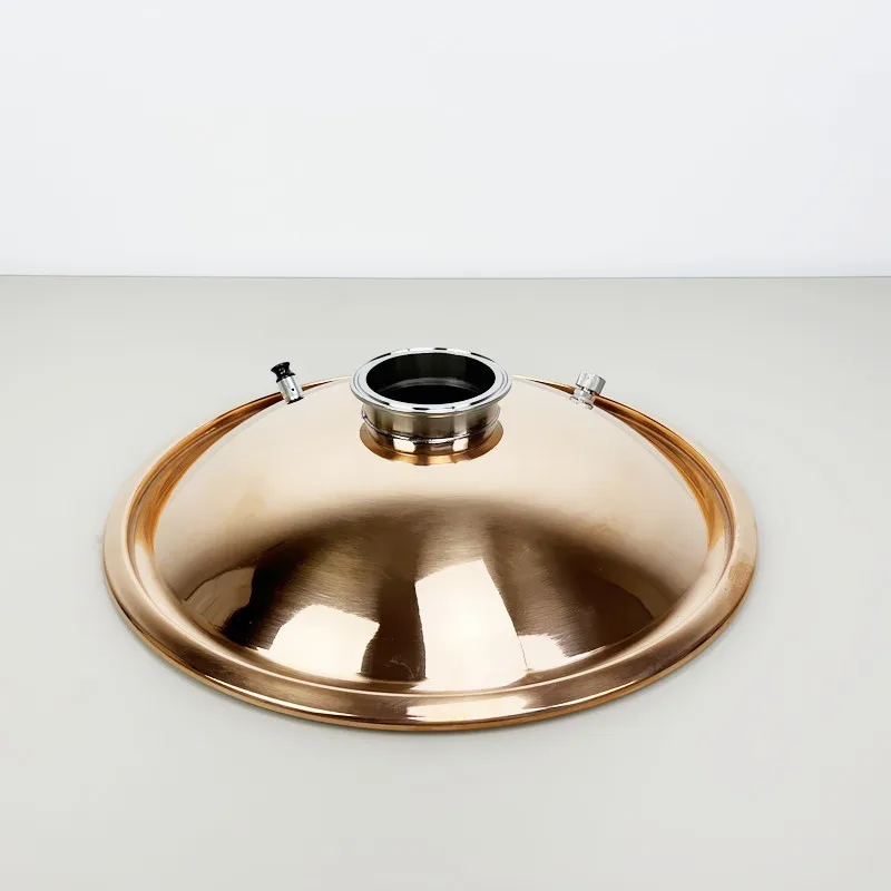 Tampa de Cobre de Alta Pureza Adequada para Tanque com Diâmetro de 350 mm Tampa do Barril de Destilação para Uísque ou Conhaque Em4 em