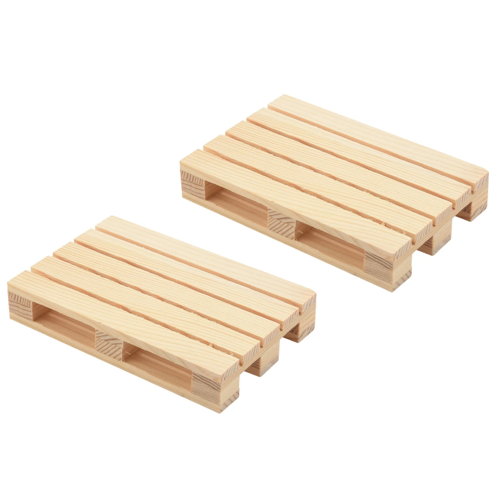 2PCS 120X80mm Wooden Pallet Decoration 1/10 RC Crawler Car Axial SCX10 90046 TRX4 Redcat