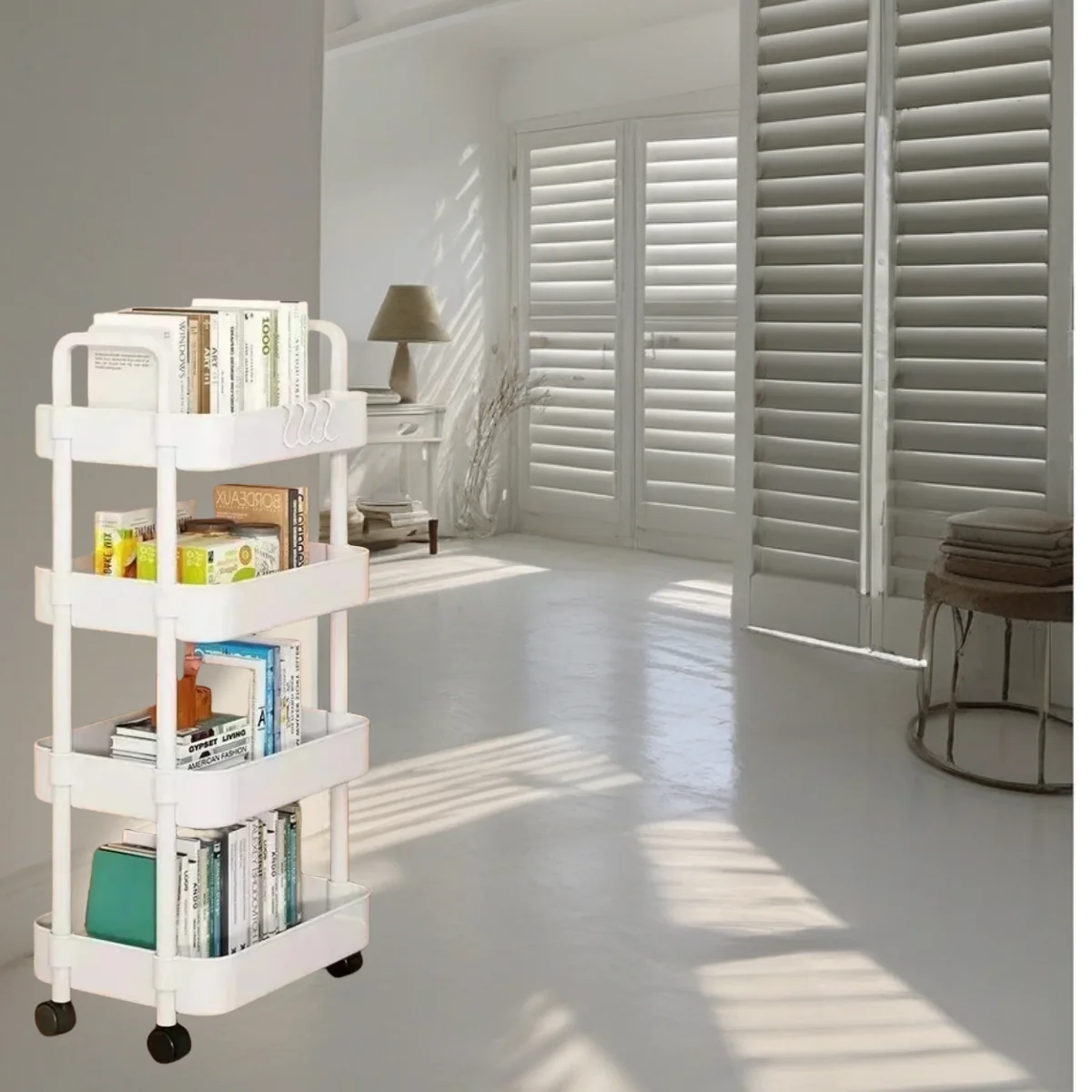 Multi-Layer Trolley Rack Kitchen Bedroom Bathroom Storage