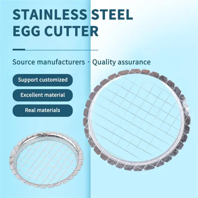 Stainless Steel Egg Slicer Cutter Cut Egg Device Grid For Vegetables Salads Potato Mushroom Tool Chopper For Kitchen egg cutter egg slicer 1~8PCS