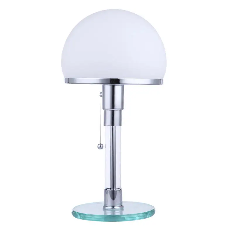 Nordic Bedroom Living Room Coffee Study Table Decoration Lamps Retro Milk White Glass Lampshade Indoor Desk Lighting Fixture