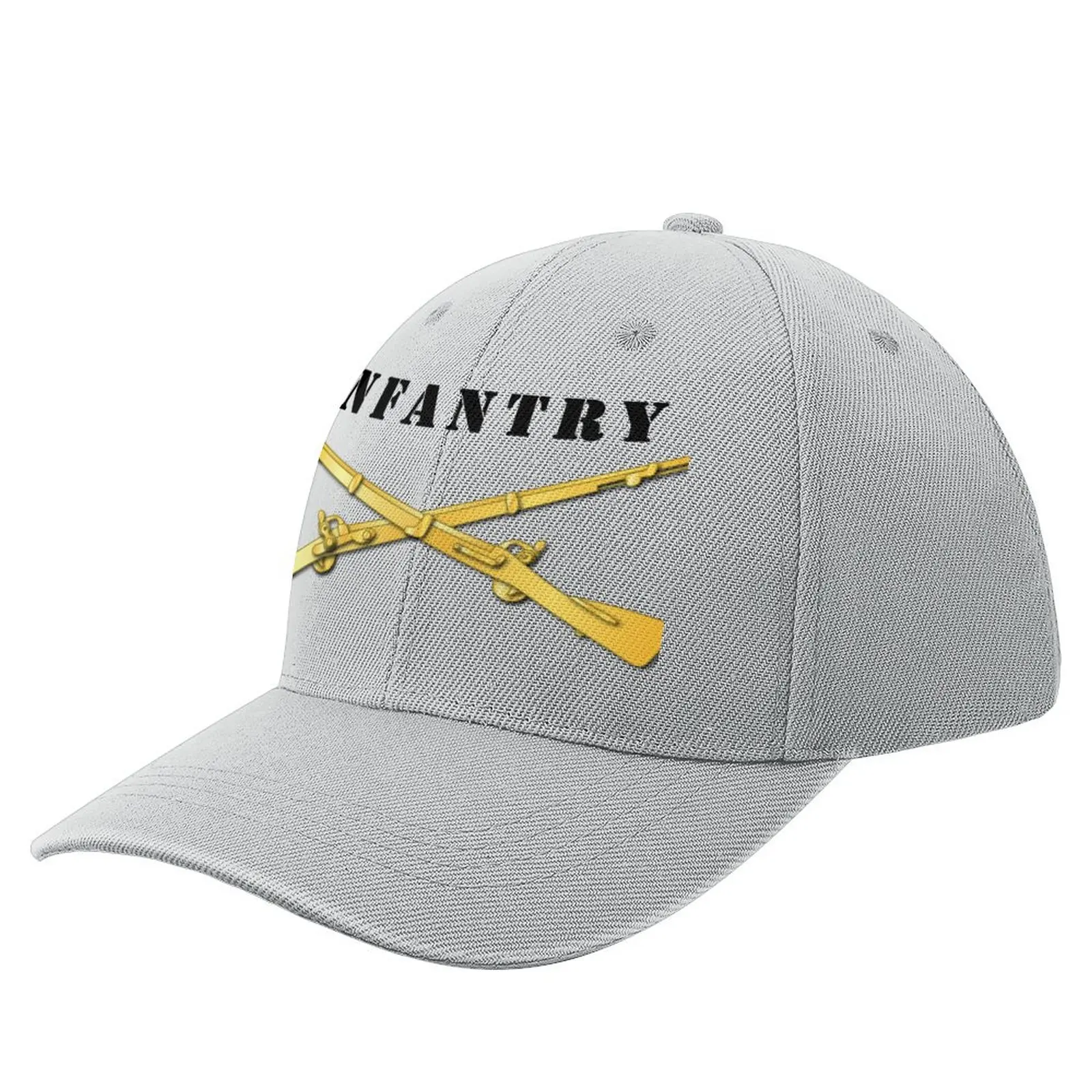 

Army - Infantry Br - Crossed Rifles w Txt Baseball Cap Mountaineering Anime Fashion Beach Men'S Hat Women'S