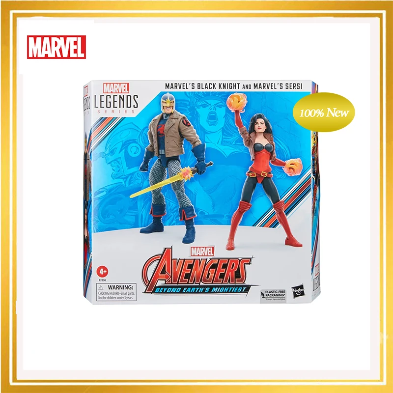 

Original In Stock Marvel Legends Black Knight & Sersi Avengers 60th Anniversary Beyond Earth'S Mightiest 2-Pack 6" Action Figure