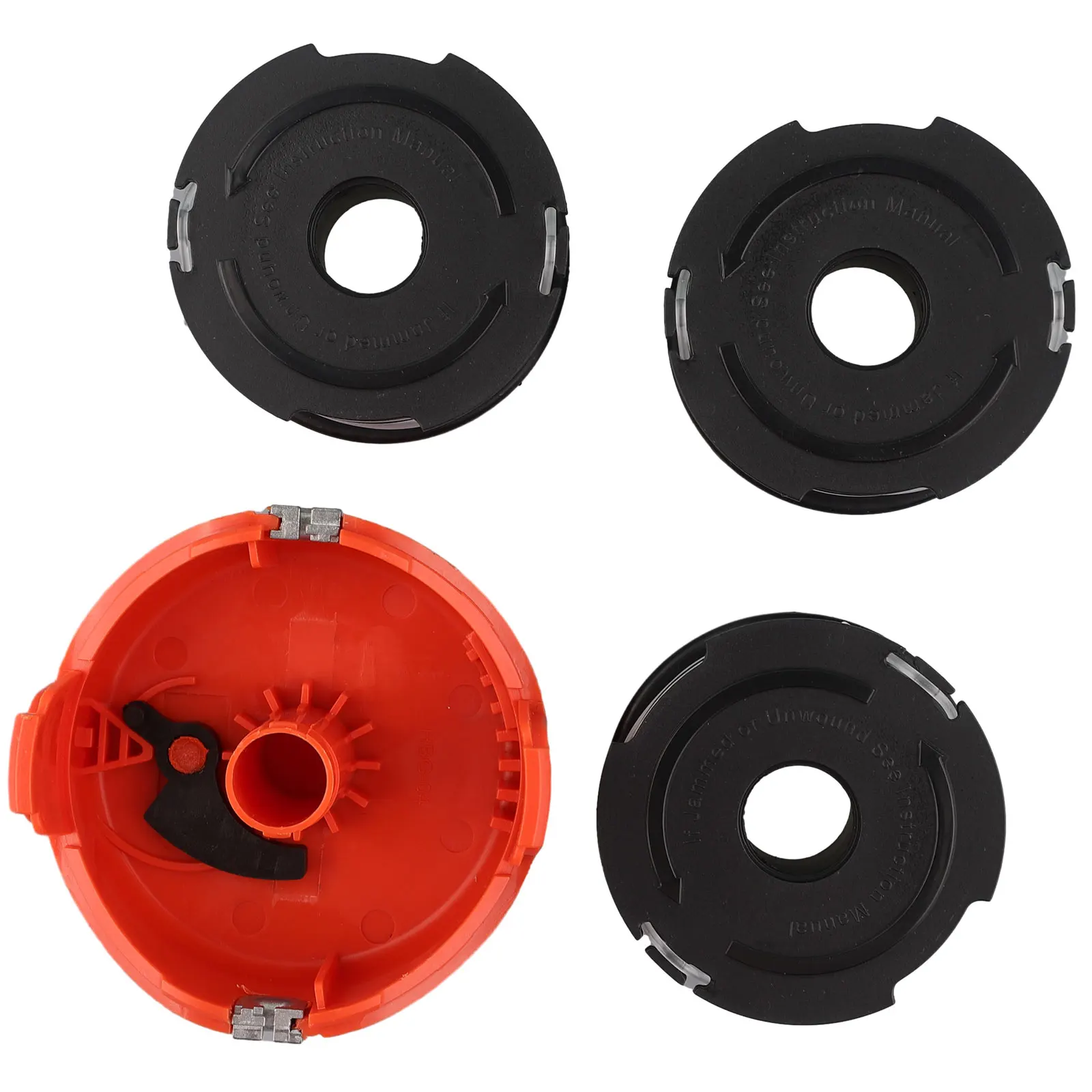 

1*Strimmer Spool Cover + 3*Spool And Line For Black & Decker GL315 GL350 GL650 String Trimmer Garden Supplies New 2020
