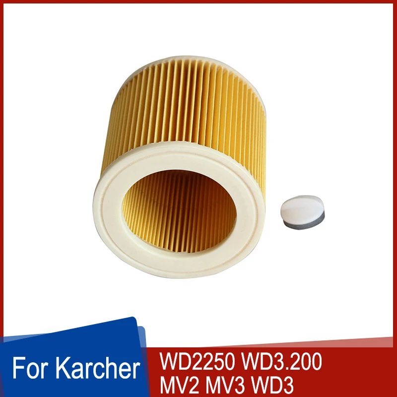 Air Dust Filters For Karcher Vacuum Cleaners Parts Cartridge Hepa