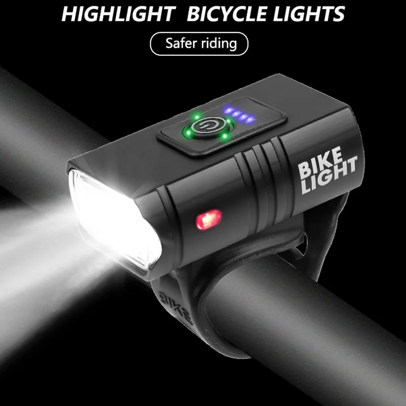 High-Visibility Bicycle Light Set for Road and Mountain Riding