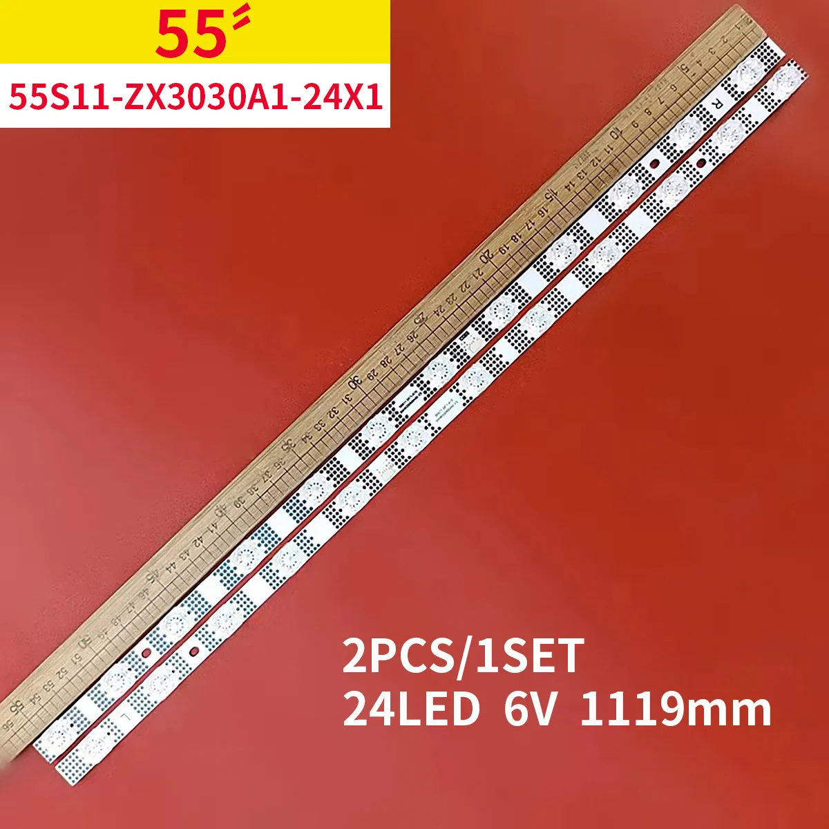 Tira-de-luces-LED-de-retroiluminaci-n-accesorio-para-TCL-55P635-55S450G ...