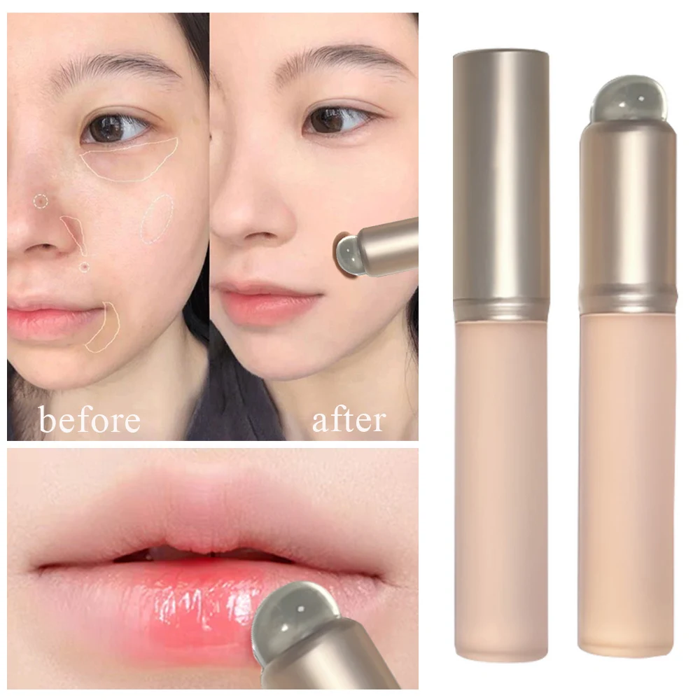 

Silicone Lip Brush Transparent Angled Concealer Makeup Brush Fingertips Q Soft Round Head Lip Brush Lipstick Brush Makeup Tool