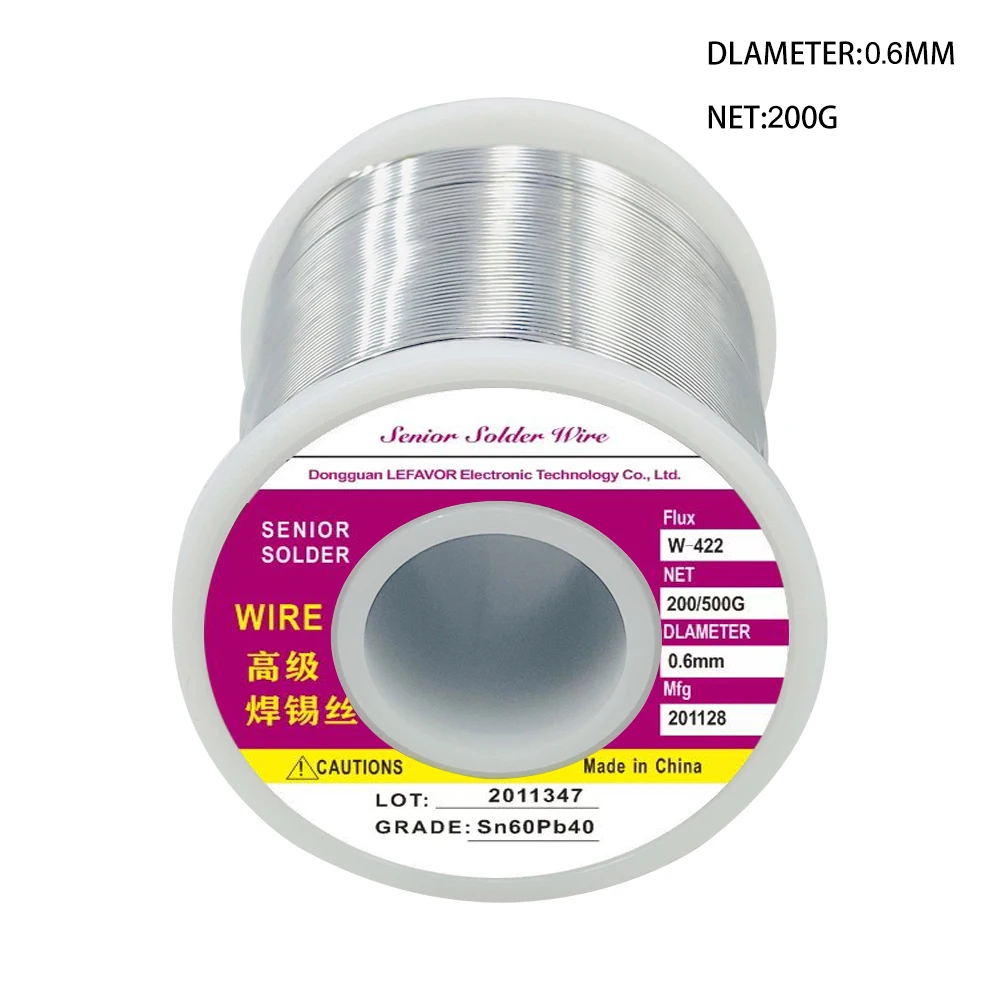 soldering wire 200g 500g Tin Wire Soldering Wire with Flux Melt Rosin Core Solder Roll No-clean for Electrical Repair,IC Repair