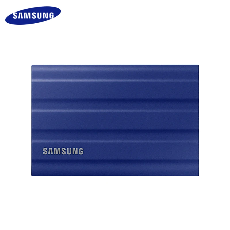 SAMSUNG T7 Shield NVMe Speeding 1050MB/S USB 3.2 Type-C 1TB 2TB Portable Solid State Drive Blue White SSD IP65 Encryption PSSD