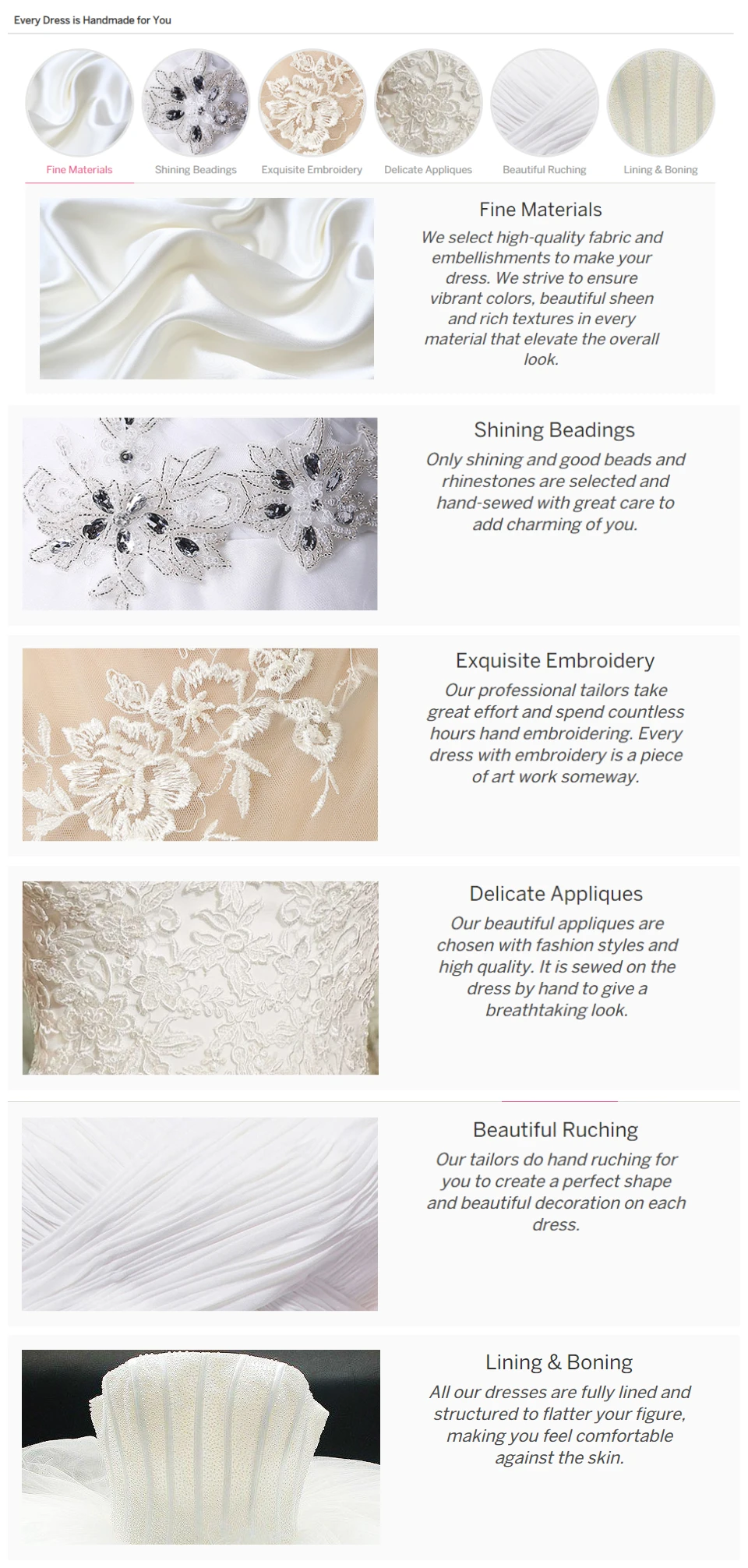 Advanced Custom Made Princess Designs Ball Gown Wedding Dresses Long Sleeve Beaded  Bridal Gowns Vestidos De Novia Mariage Dress