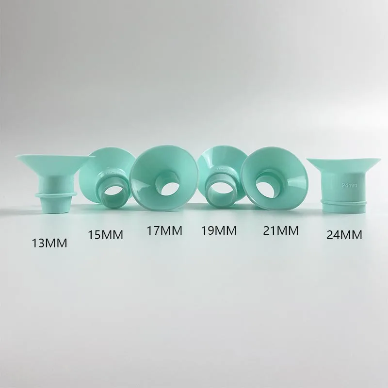Green Silicone Flange Insert for 24 mm Flange Replacement of Breast pump accessories BPA Free