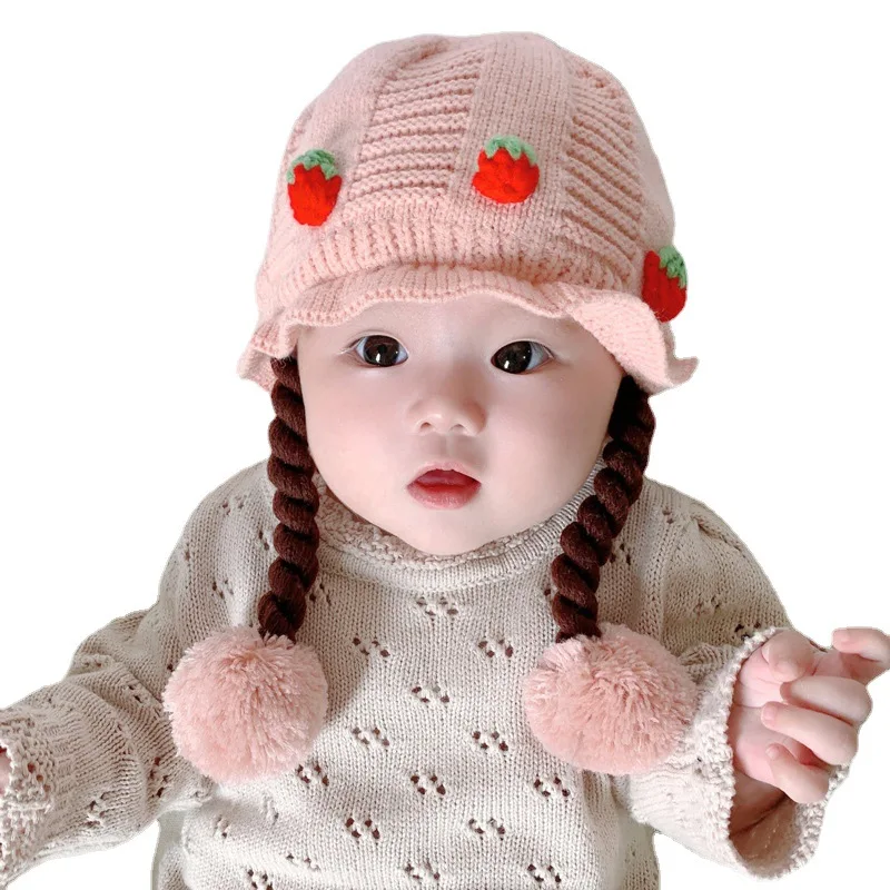 帽子 ANDMARY Baby knit babushka Ivory ANDMARY】Baby knit babushka