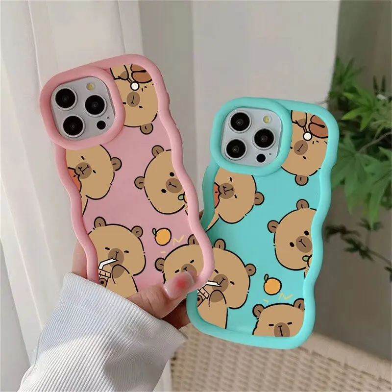 Cute Soft Capybara Phone Case - Adorable and Protective Cover