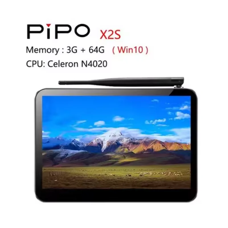 새로운 Pipo X2S 8 인치 1280*800 HD 화면 Win10 시스템 Z3735F/N4020 CPU 3G/4G 메모리 64G Rom BT4.0 Wifi RJ45 미니 데스크탑 컴퓨터
