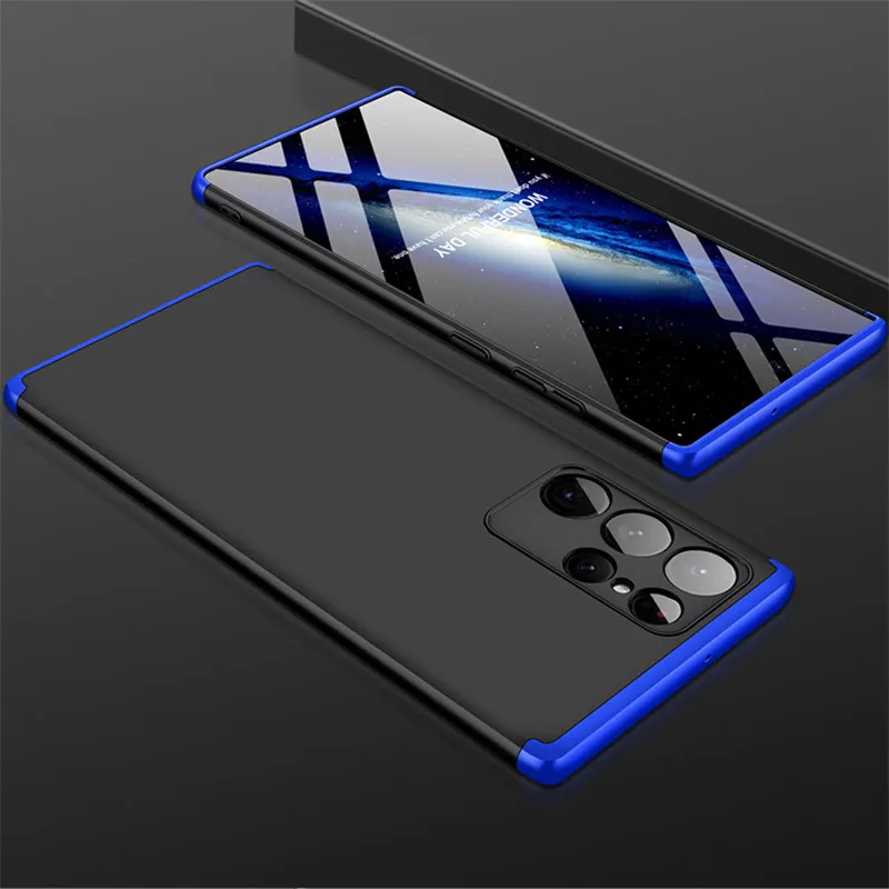 For Samsung S22 Ultra S22Ultra Case Full Body Cover Matte Shockproof Hard Phone Cover For Samsung Galaxy S22 Ultra S908B S908U