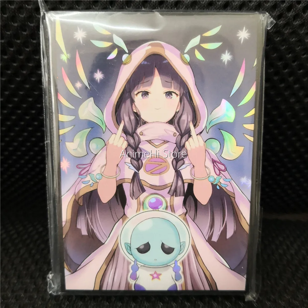 50 Pz/Borsa Gioco Yu-Gi-Oh! Diviner Of The Herald Card Sleeves Anime Yugioh Custodia Protettiva Per Carte Olografiche Per Regalo