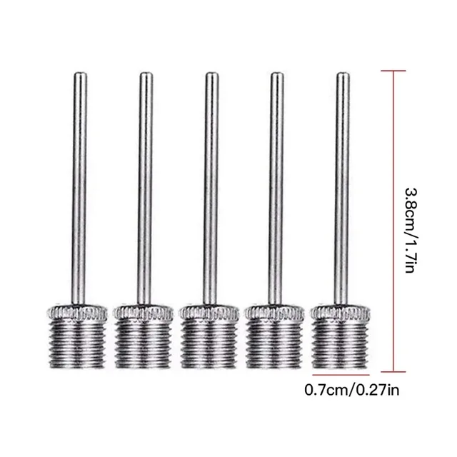 5/10/20Pcs Ball Pump Inflation Needles Ball Pump Pin Football Basketball Soccer Inflatable Air Valve Adaptor Stainless Steel 4