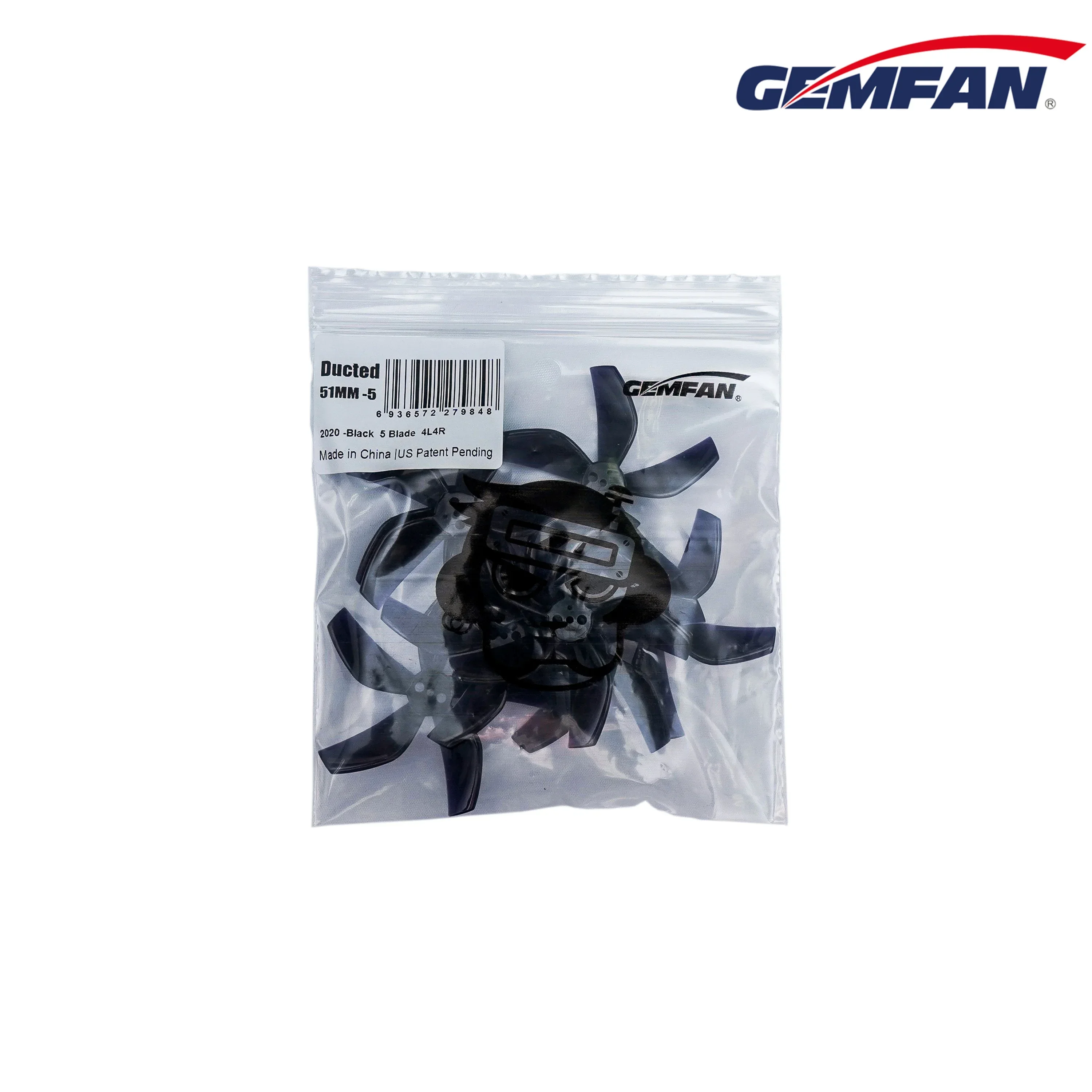 4 Paar 8 Stück GEMFAN D51 2020 2x2x5 2 Zoll 50,3 mm 5-Blatt-PC-Propeller 1,5 mm für RC FPV Racing Freestyle Tinywhoop BETA85X Drohne – Detail 4