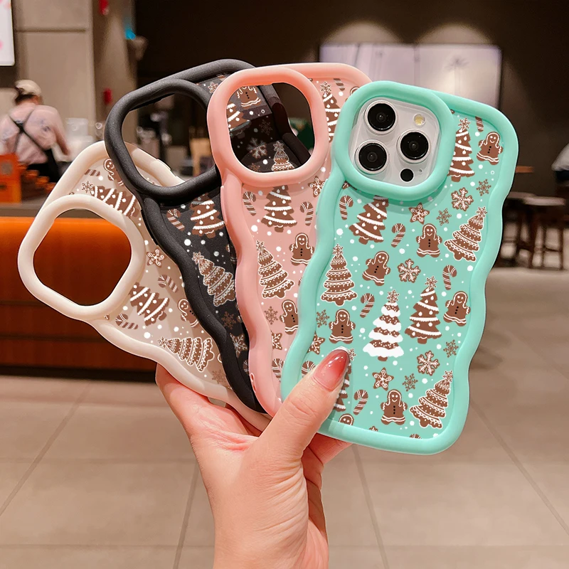 Festive Christmas Tree Pattern Phone Case