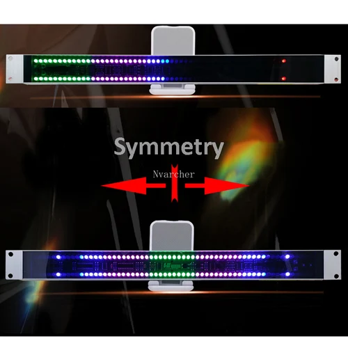 Nvarcher 120 LED 레벨 표시기, 스테레오 사운드 제어 오디오, USB 음악 스펙트럼, 전자 VU 계량기 리듬 볼륨 3